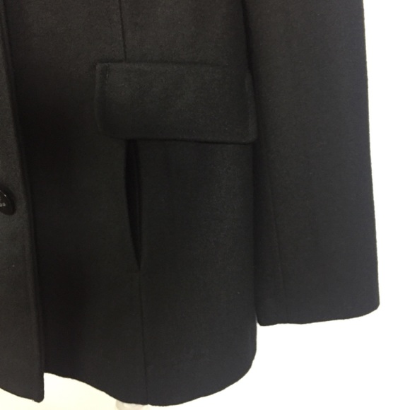 Weather Tamer Jacket Medium Black Wool Mix Womens - Picture 3 of 10